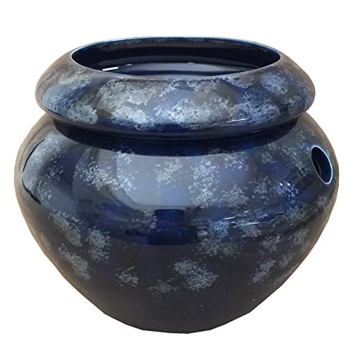 Blue 4" Urn Shaped Self Watering Planter